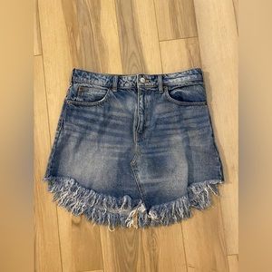Free people denim skirt